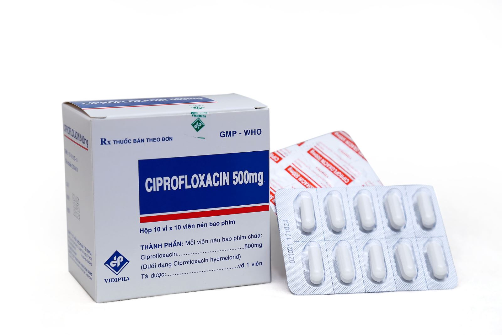 CIPROFLOXACIN 500mg (viên dài)